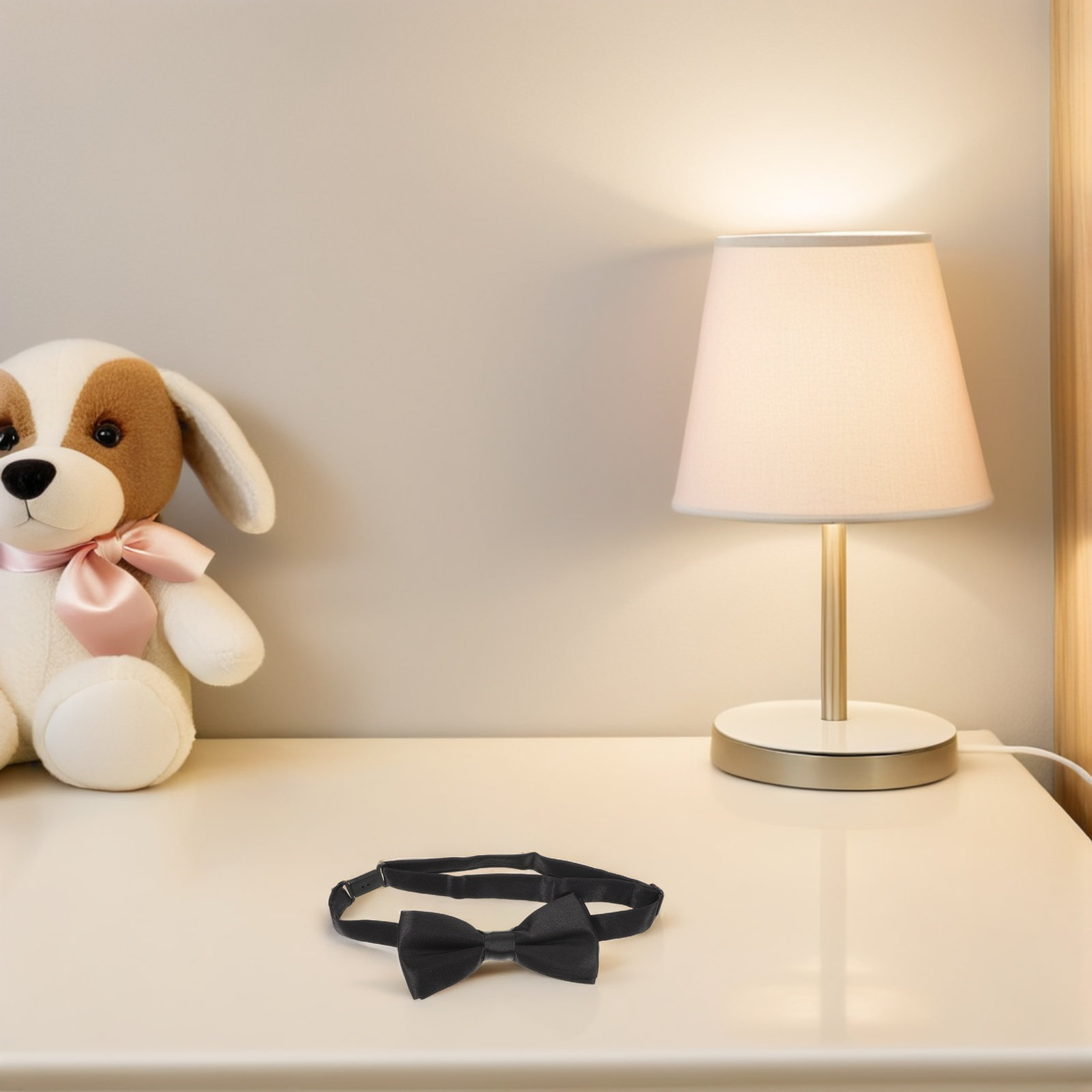 Bow Tie Pre Tied - Adjustable Black Bow Tie for Kids