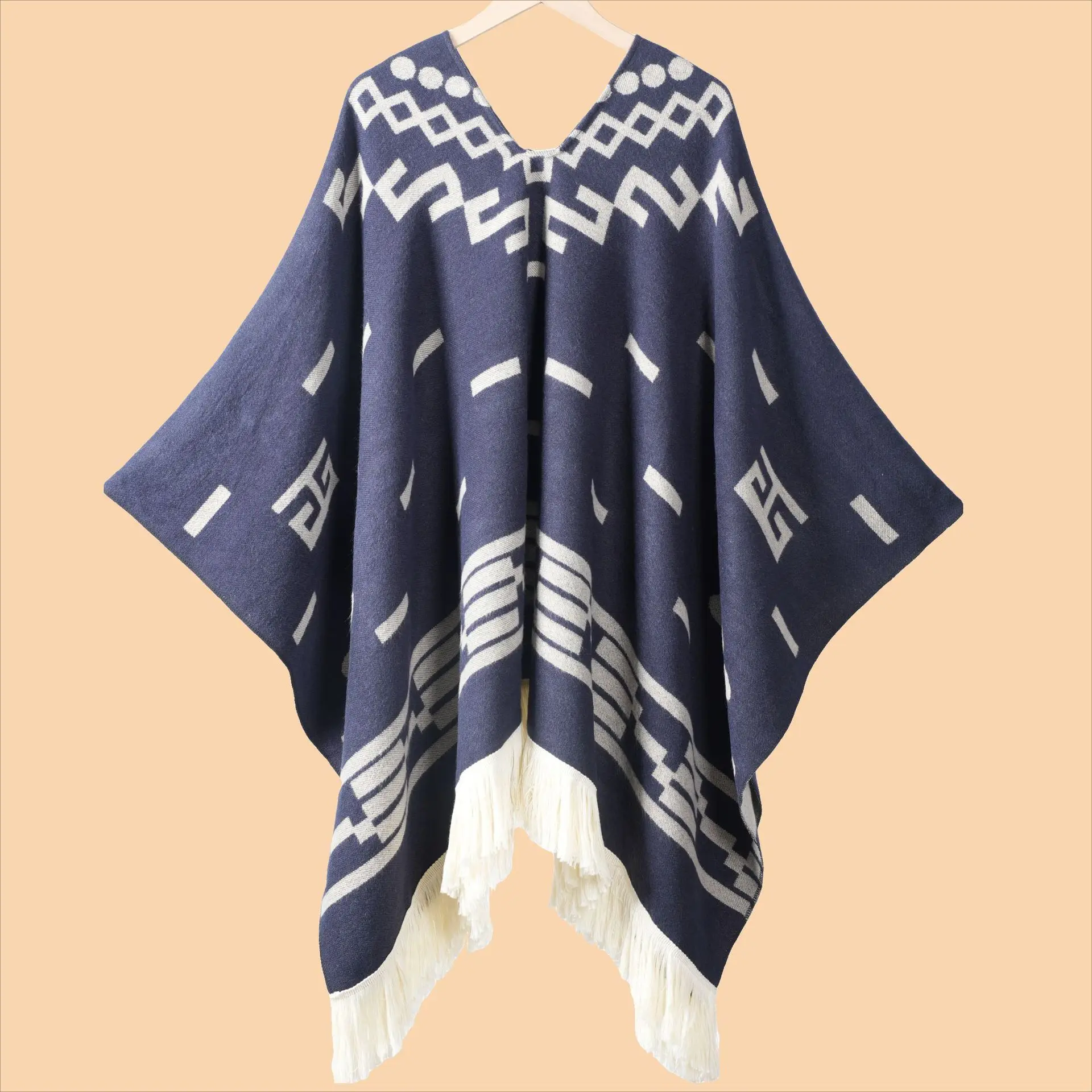 Men's Cape Fashionable Knitted - Muffler Men Wool ulasan dan harga