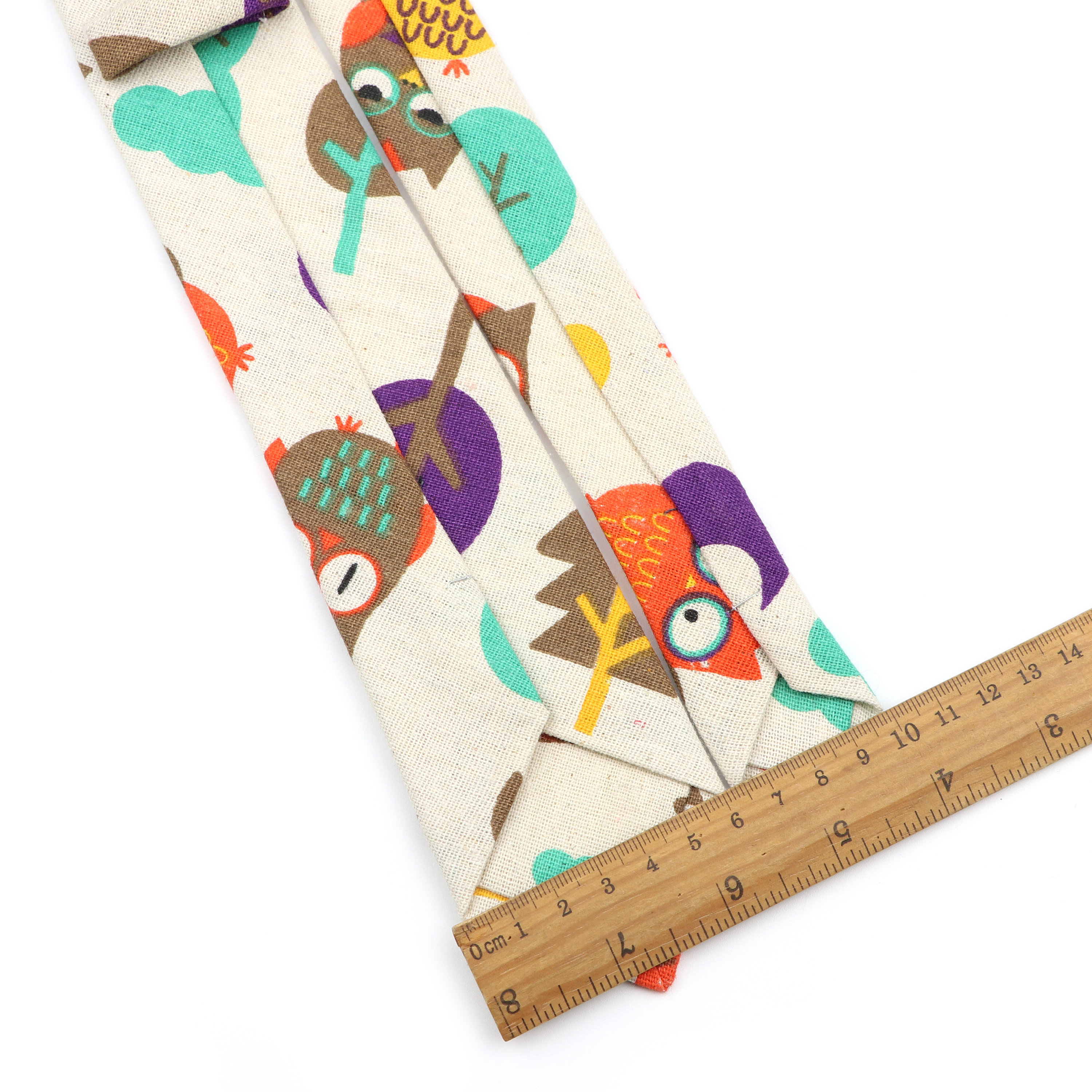 Novelty Cartoon Linen Tie For  - Skinny Tie Men ulasan dan harga