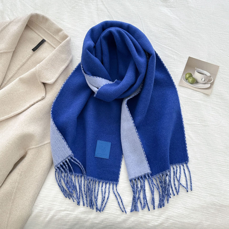 New Luxury Design Wool Scarf W - Muffler Men Wool ulasan dan harga