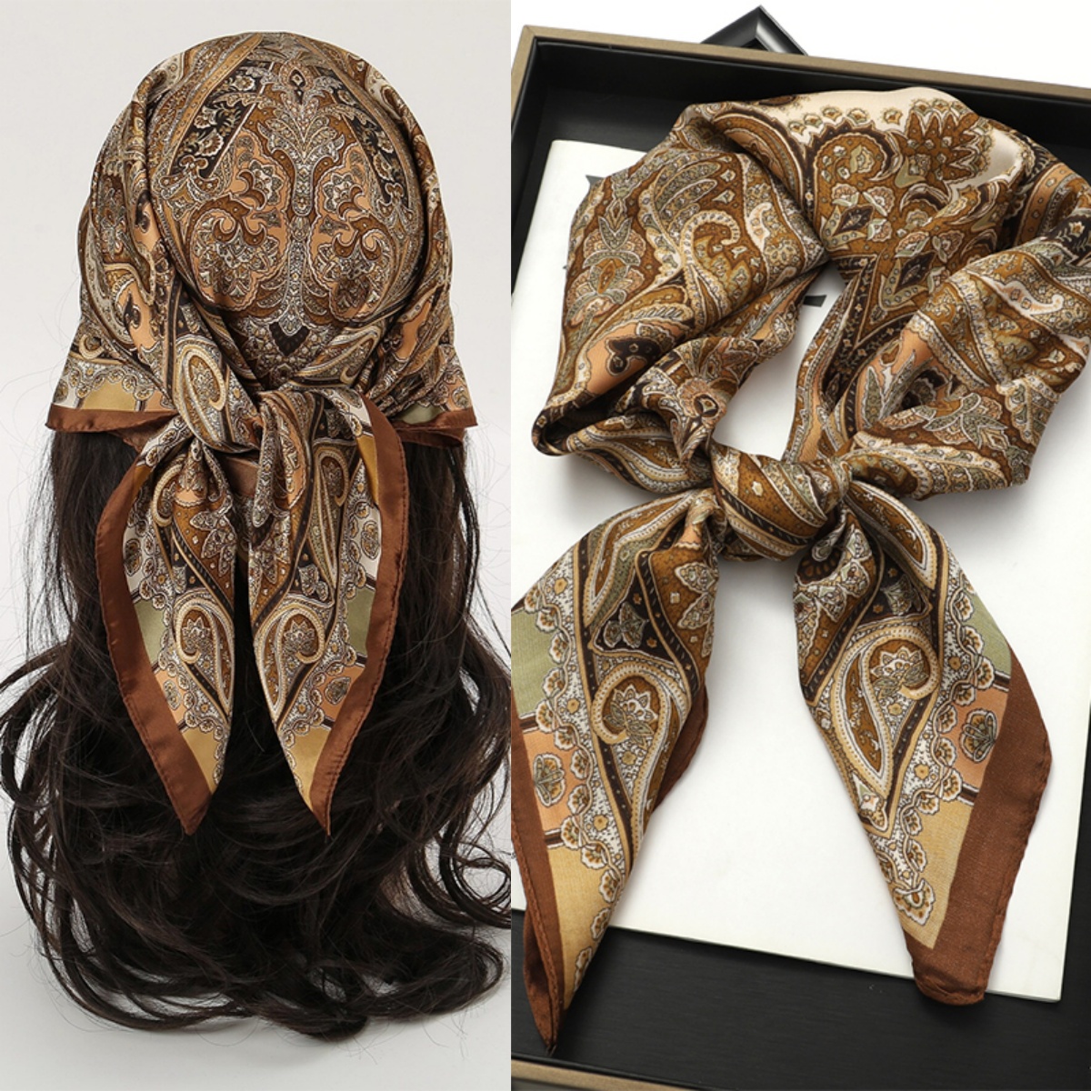 Bohemian Style Print Luxury Br - Face Scarf Mask ulasan dan harga
