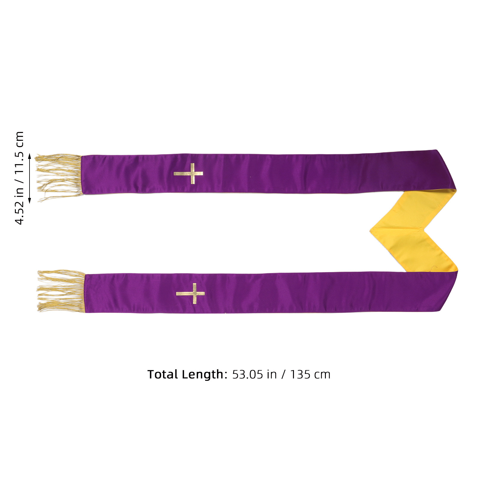 Reversible Wedding Pastor Stol - Stole Wedding Shawl ulasan dan harga