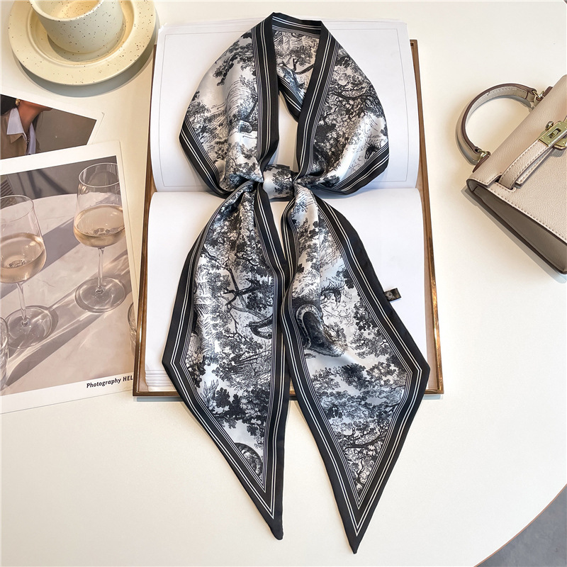 Luxury Long Neckerchief Skinny - Face Scarf Mask ulasan dan harga