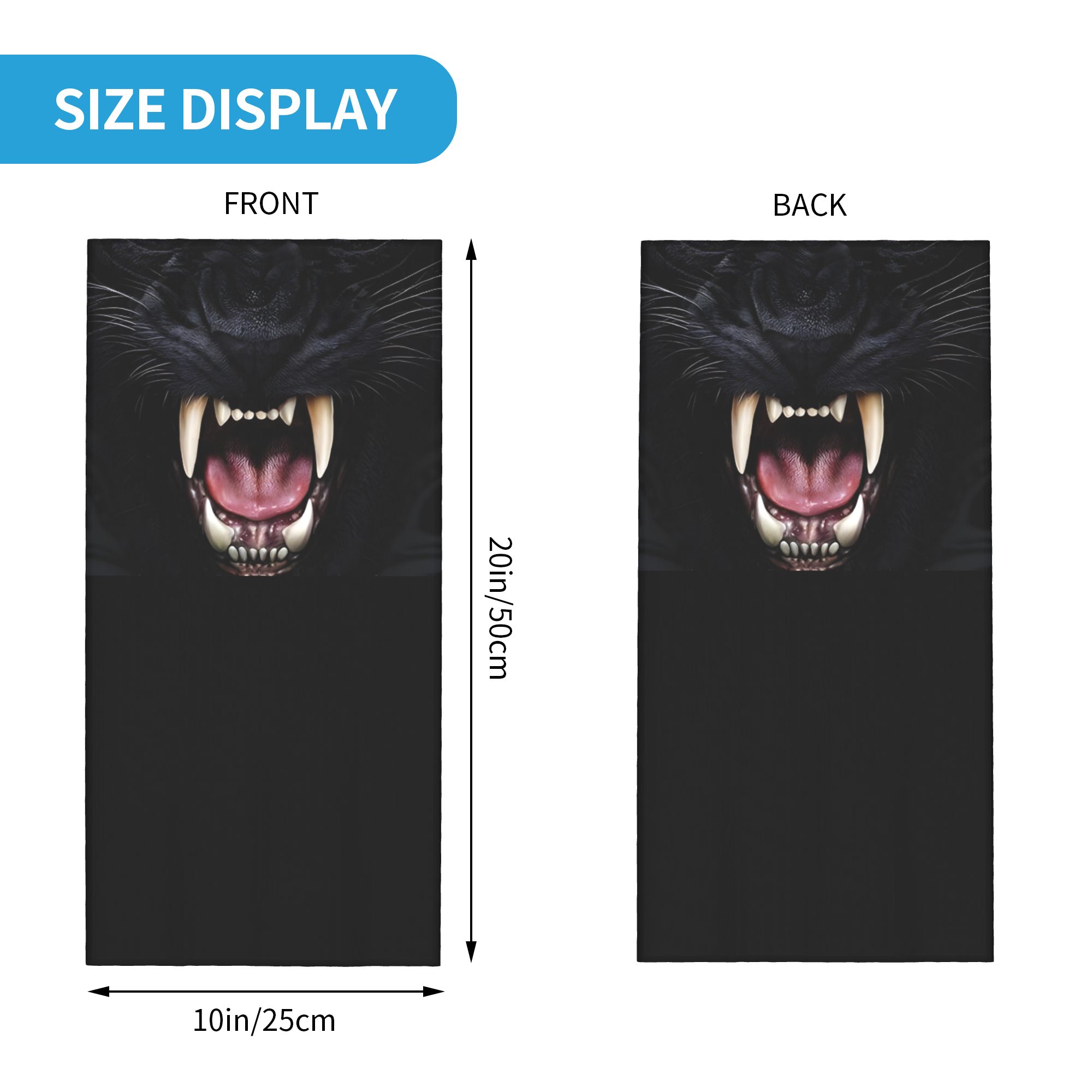 Custom Black Panther Animal He - Neck Warmer Tube ulasan dan harga