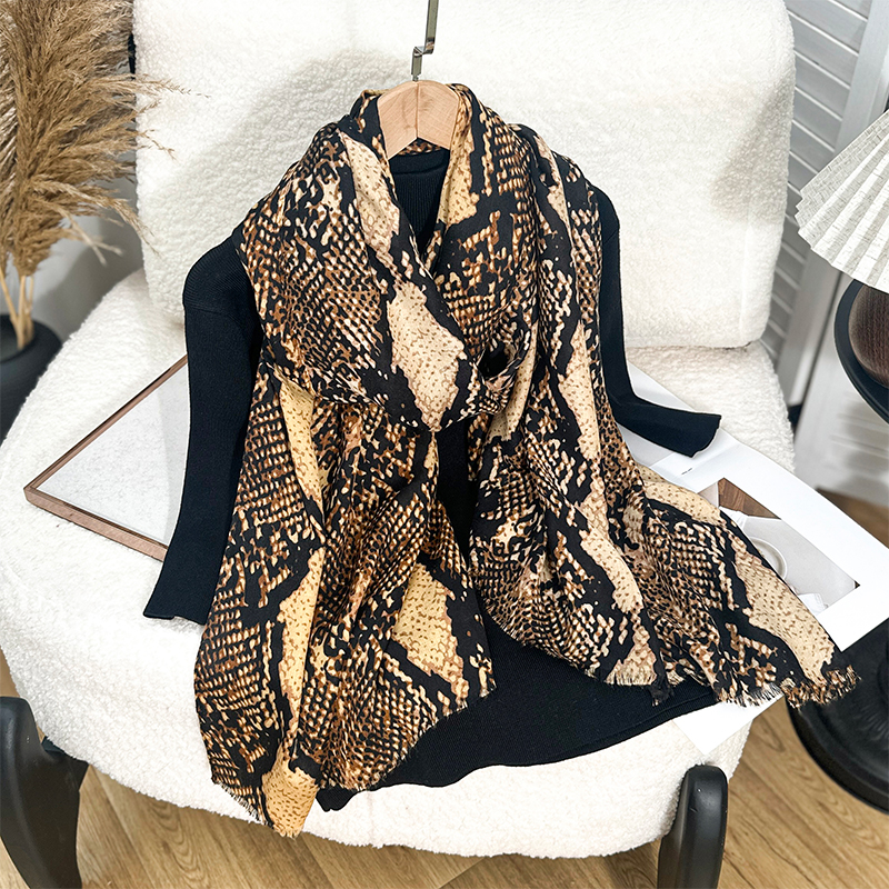 Luxury Brand Scarf Leopard pri - Pashmina Wrap Large ulasan dan harga