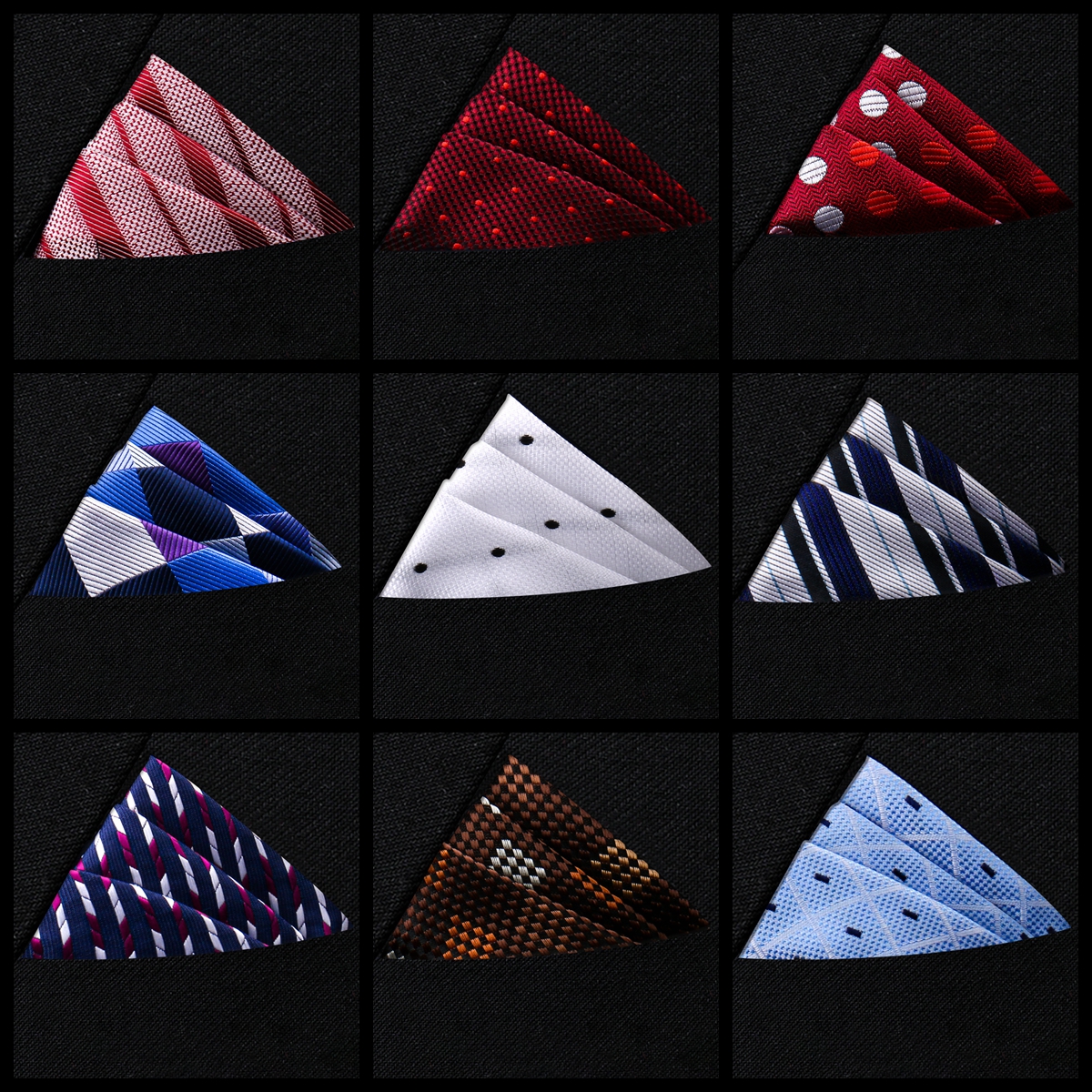 Pocket Square Silk High Grade  - Pocket Square Set ulasan dan harga
