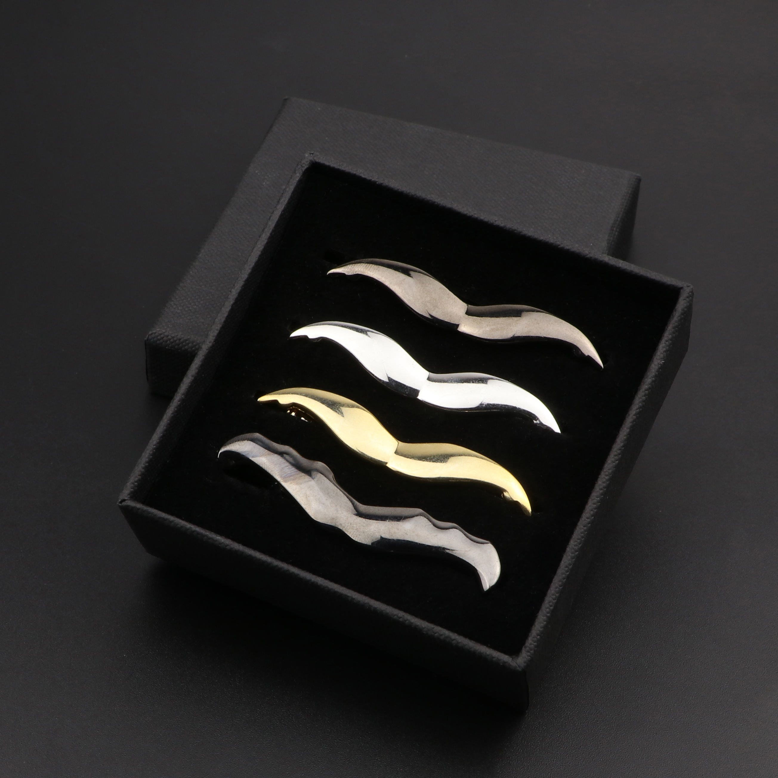 Fashion Metal Men Tie Clip Set - Tie Bar Set Gift ulasan dan harga
