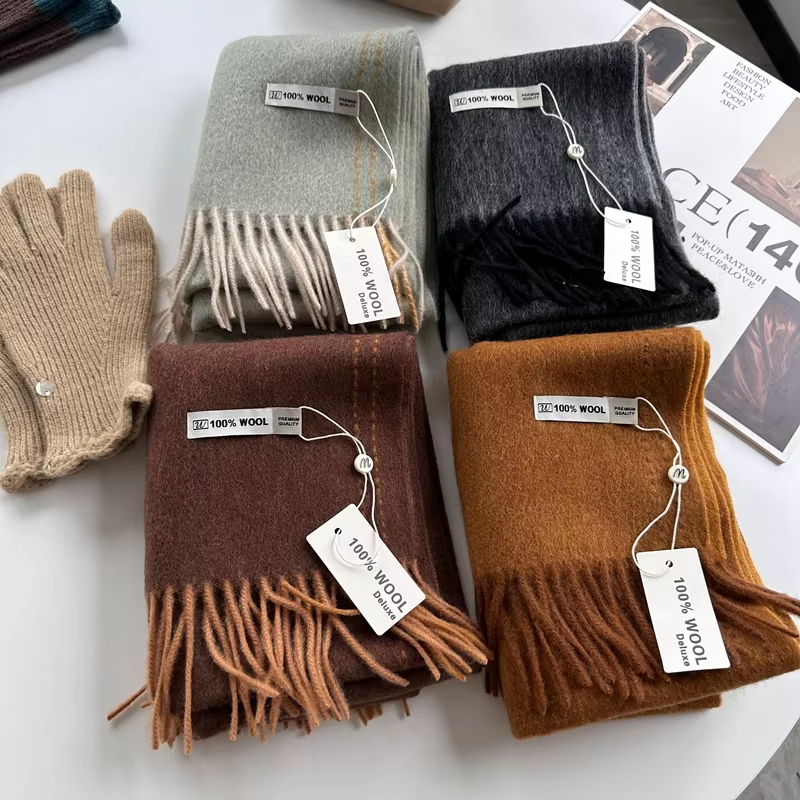 Luxury Australia 100% Pure Woo - Muffler Men Wool ulasan dan harga