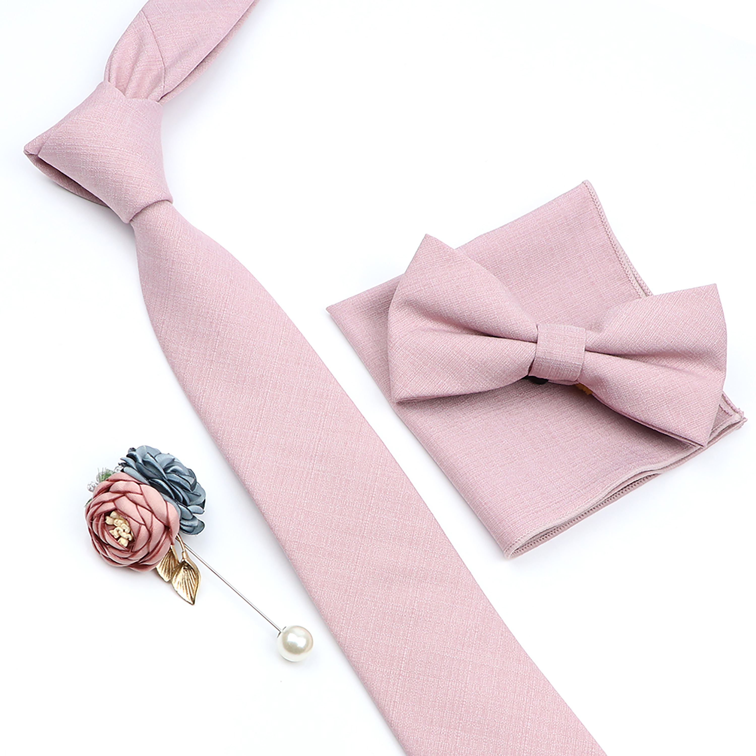 Beautiful Solid Color Tie Broo - Skinny Tie Men ulasan dan harga