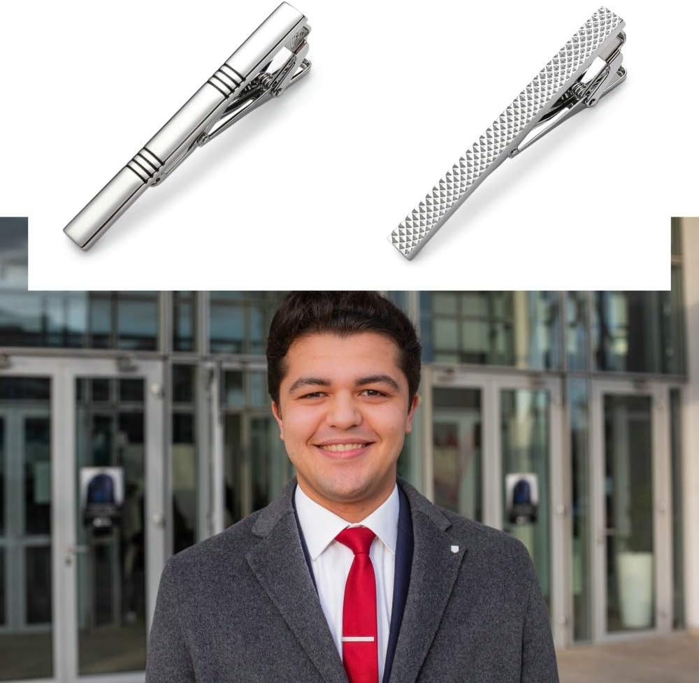 Classic Silver Tie Bar Set for - Tie Bar Set Gift ulasan dan harga