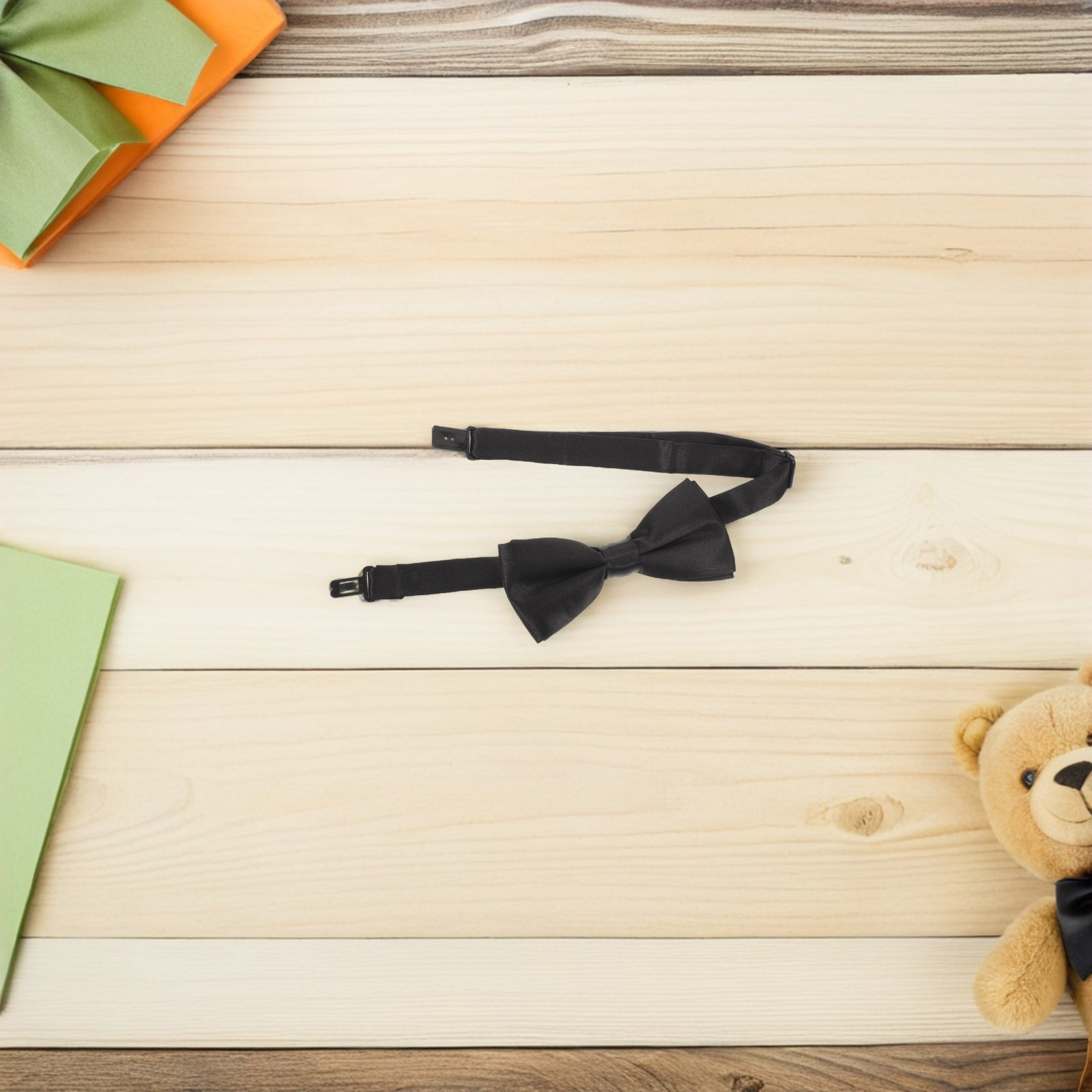Adjustable Black Bow Tie for K - Bow Tie Pre Tied ulasan dan harga