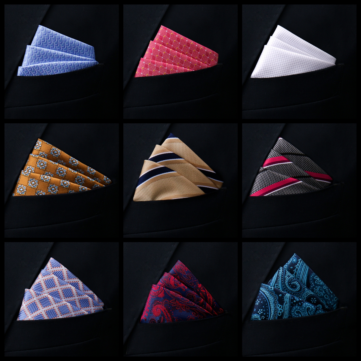 New Style Handkerchief Hot sal - Pocket Square Set ulasan dan harga