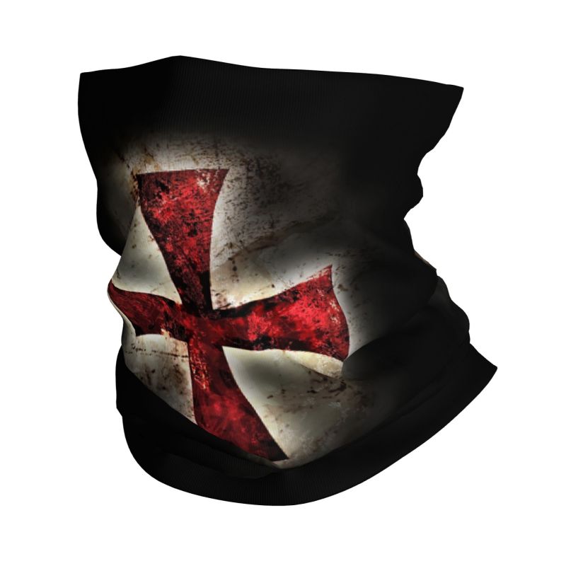 Custom Knights Templar Flag Ba - Neck Warmer Tube ulasan dan harga