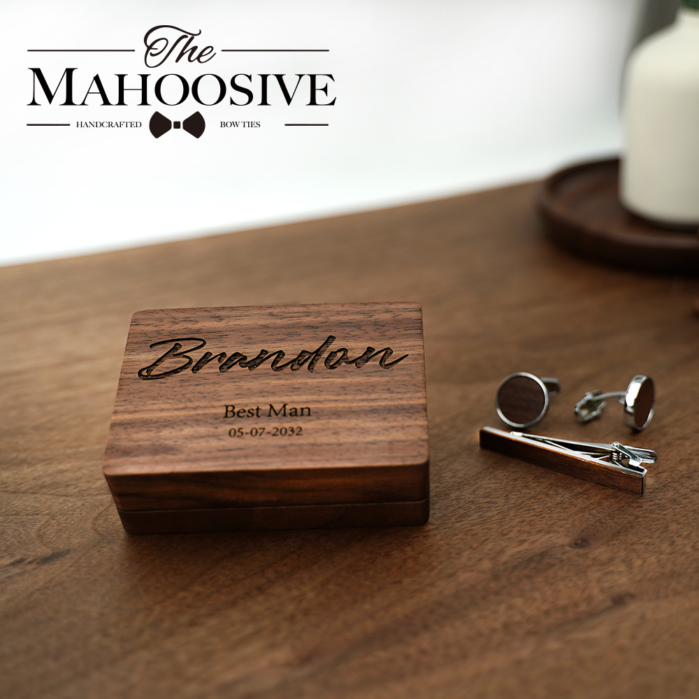 Name Engraved Groomsmen Best M - Tie Bar Set Gift ulasan dan harga